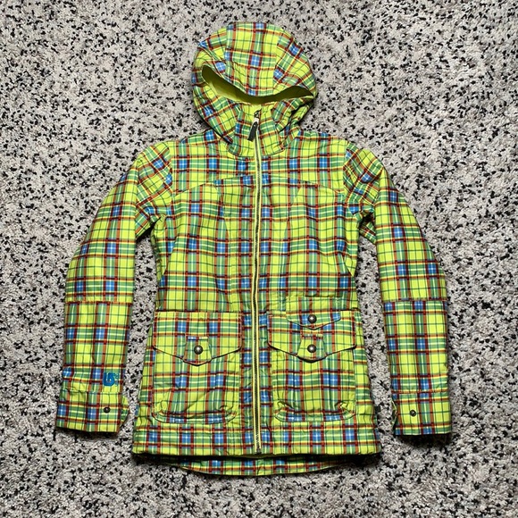 Burton Dryride Yellow Plaid Snowboard 